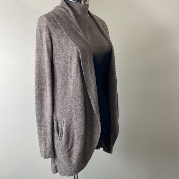 Barefoot Dreams gray bleazer/cardigan size XS/S B60 - Picture 6 of 12